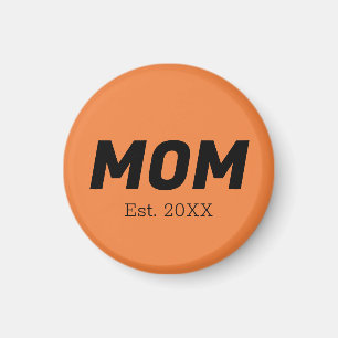 Trend Colour - Fresh Orange Mum Magnet
