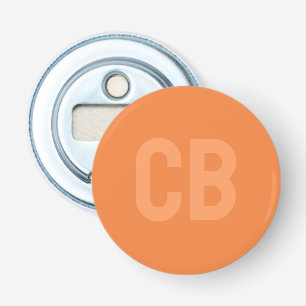 Trend Colour Fresh Tangerine Button Bottle Opener