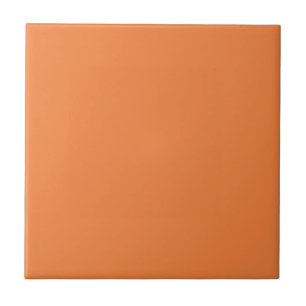Trend Colour - Fresh Tangerine Ceramic Tile