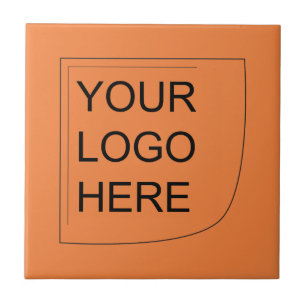 Trend Colour Fresh Tangerine - Logo Ceramic Tile