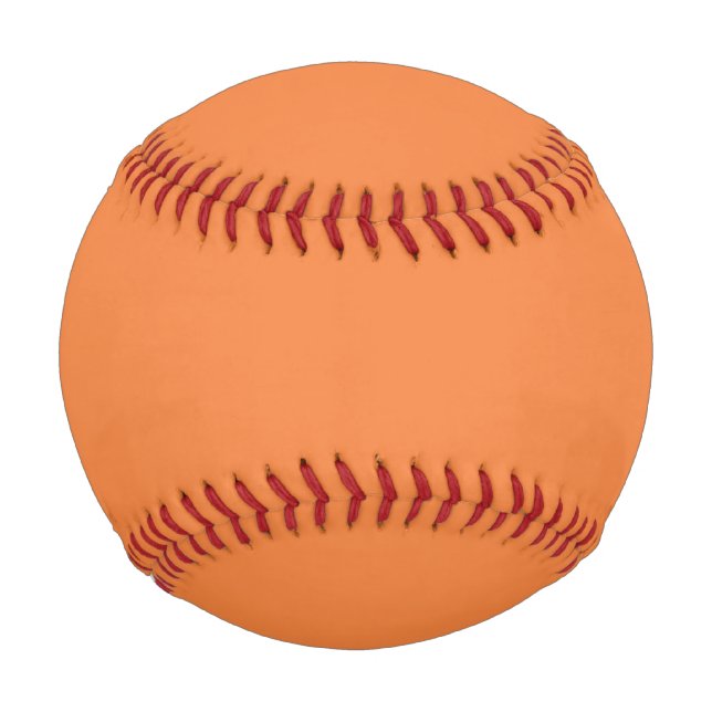 Trend Colour Fresh Tangerine Minimalist Baseball (Front)