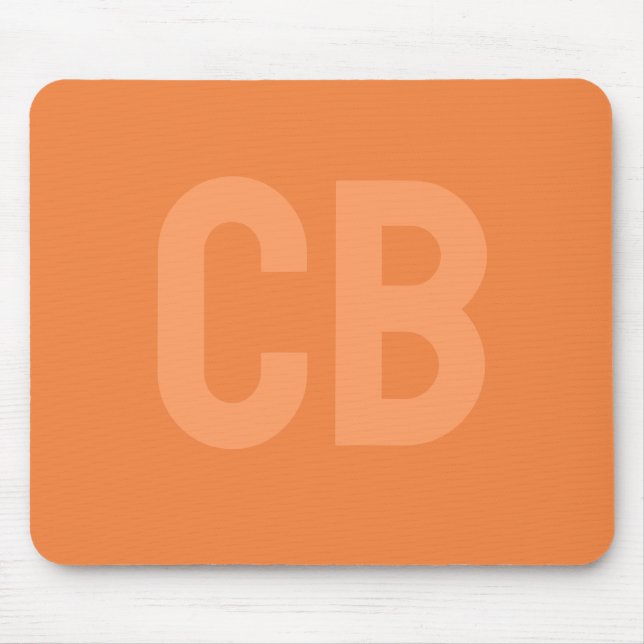 Trend Colour Fresh Tangerine Mousepad (Front)