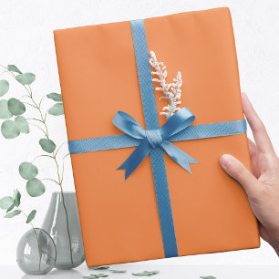 Trend Colour - Fresh Tangerine Wrapping Paper Roll