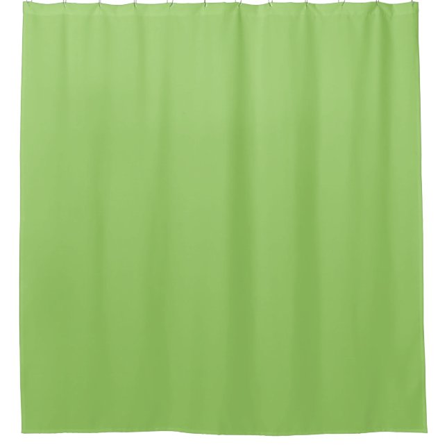 Trend Colour - Kiwi Green Shower Curtain (Front)