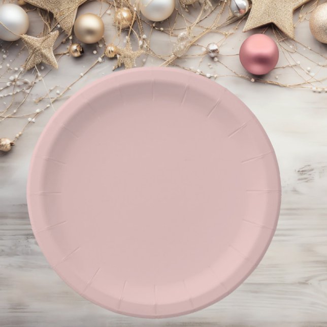 Trend Colour Light Pink Paper Plate (Creator Uploaded)