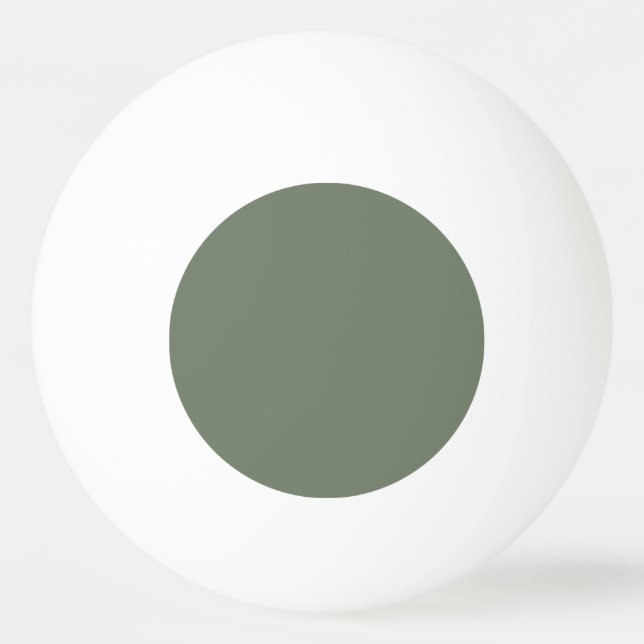 Trend Colour Muted Greenish Grey Ping Pong Ball (Front)