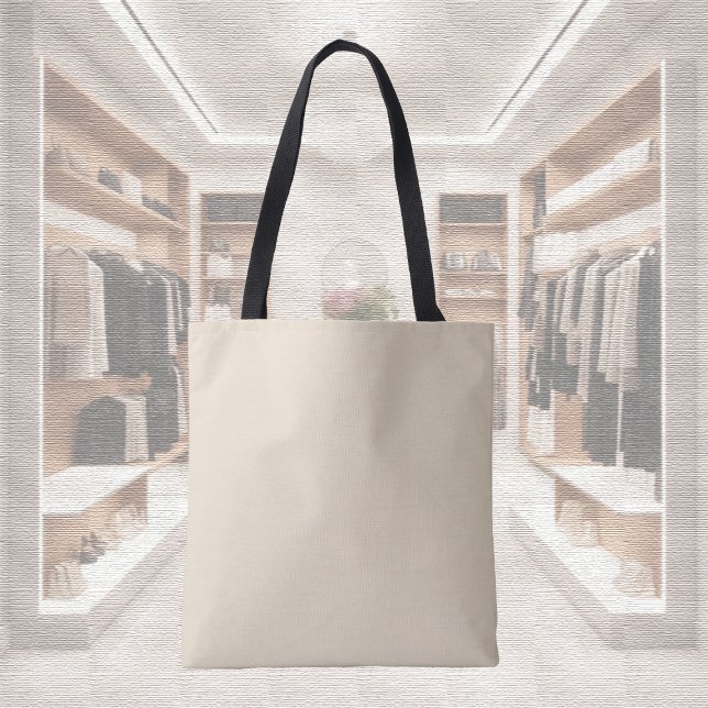 Trend Colour - Natural Beige Tote Bag (Creator Uploaded)
