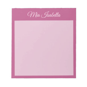 Trend Colour Pink Purple Berry Classic Notepad