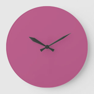Trend Colour Pink Purple Berry Large Wall Clock