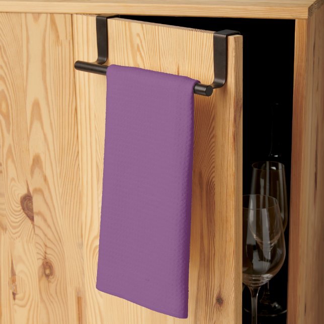 Trend Colour - Plum Purple Kitchen Towel (Thirds Fold)