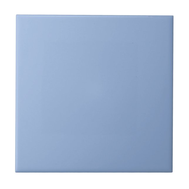 Trend Colour - Powder Blue Decorative Ceramic Tile (Front)