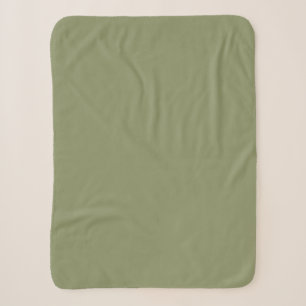 Trend Colour - Reed Green Sherpa Blankets