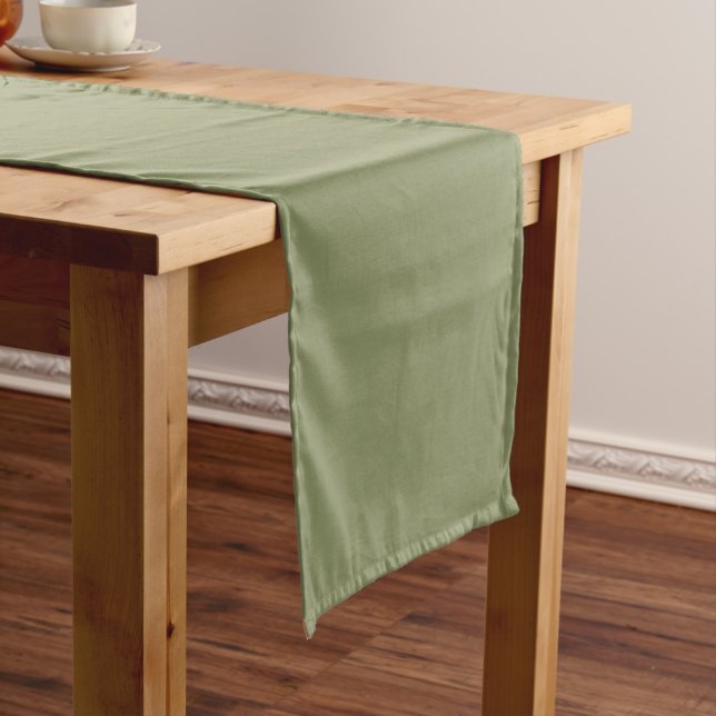 Trend Colour Reed Green Short Table Runner (In Situ)