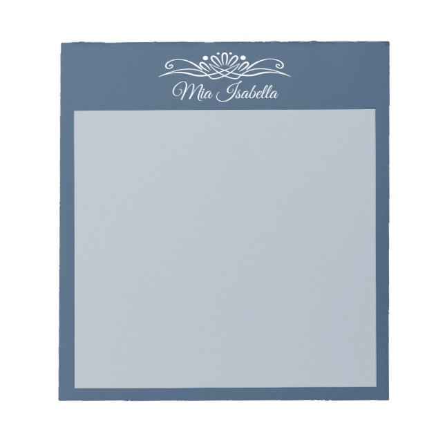 Trend Colour Serious Blue Classic Notepad (Front)