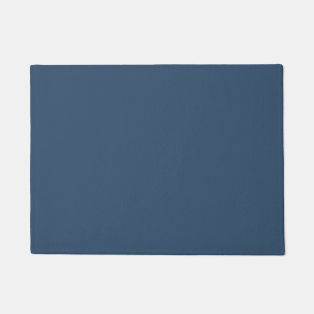 Trend Colour Serious Blue Doormat (Front)