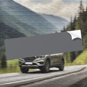 Trend Colour - Slate Grey Bumper Sticker