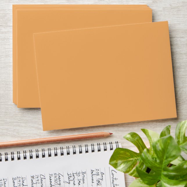 Trend Colour - Soft Orange Envelope (Stacked)