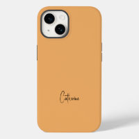 Trend Colour Soft Orange Minimalist