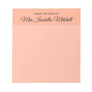 Trend Colour - Soft Peach Classic Notepad