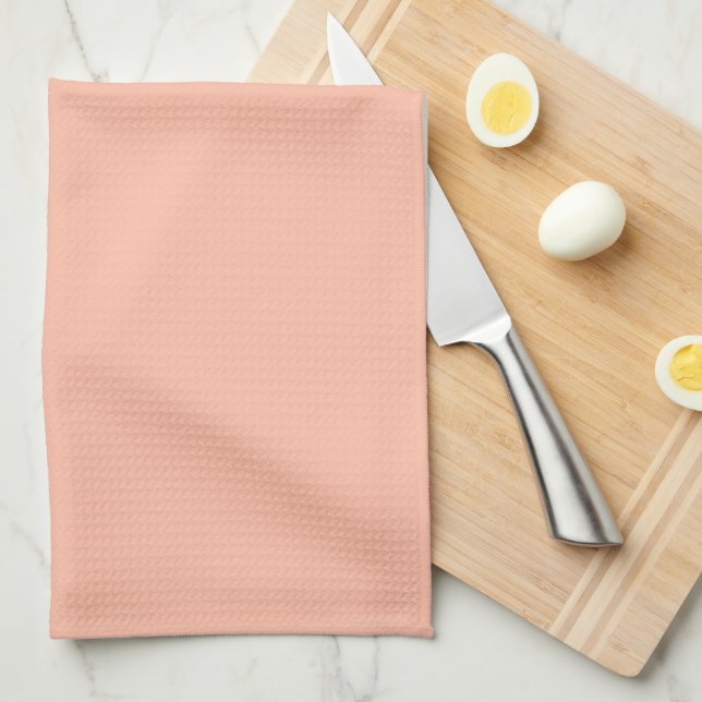 Trend Colour Soft Peach Kitchen Towel (Quarter Fold)