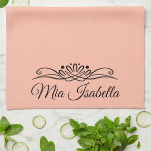 Trend Colour Soft Peach Kitchen Towel