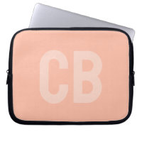Trend Colour Soft Peach Laptop Sleeve