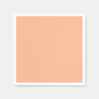 Trend Colour - Soft Peach Paper Napkins