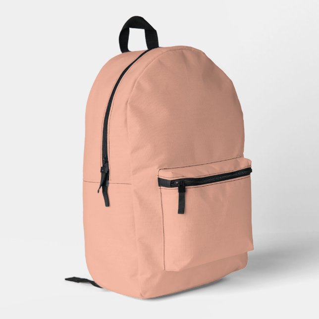 Trend Colour Soft Peach Print Cut Sew Bag (Back Corner Left)