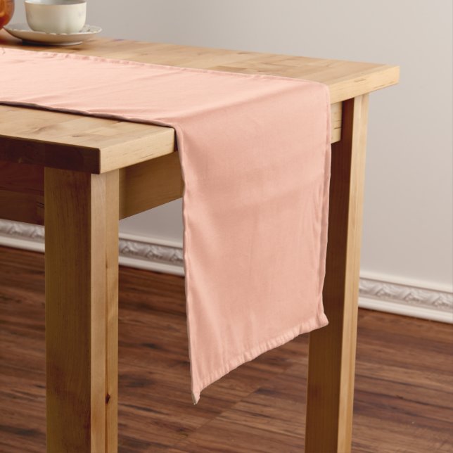 Trend Colour Soft Peach Short Table Runner (In Situ)