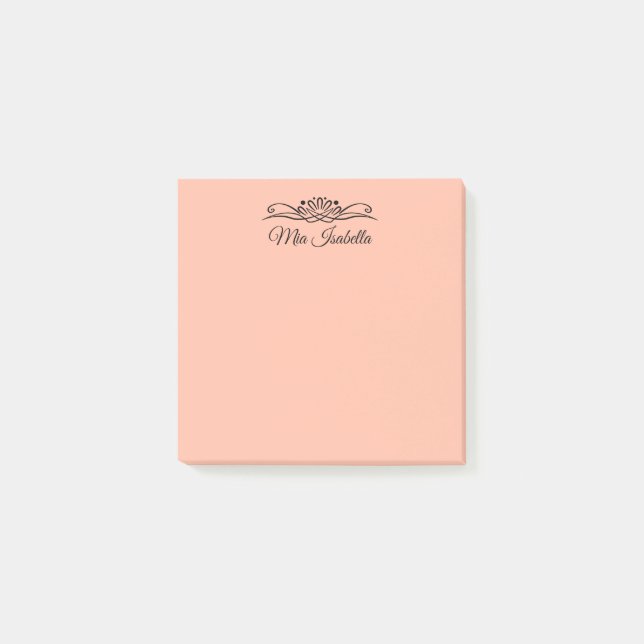 Trend Colour - Soft Peach Solid  Post-it Notes (Front)