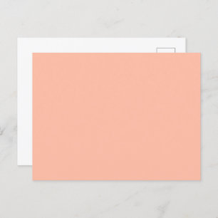Trend Colour - Soft Peach Solid Postcard
