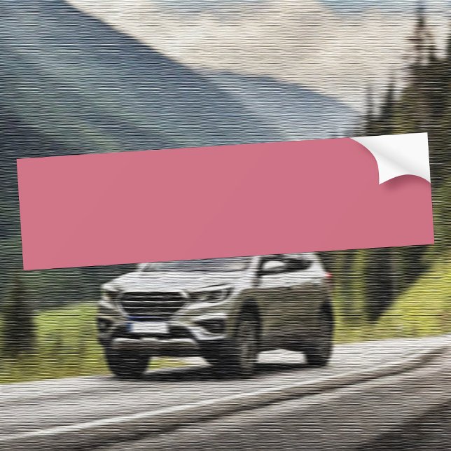 Trend Colour Soft Pink Bumper Sticker (Creator Uploaded)