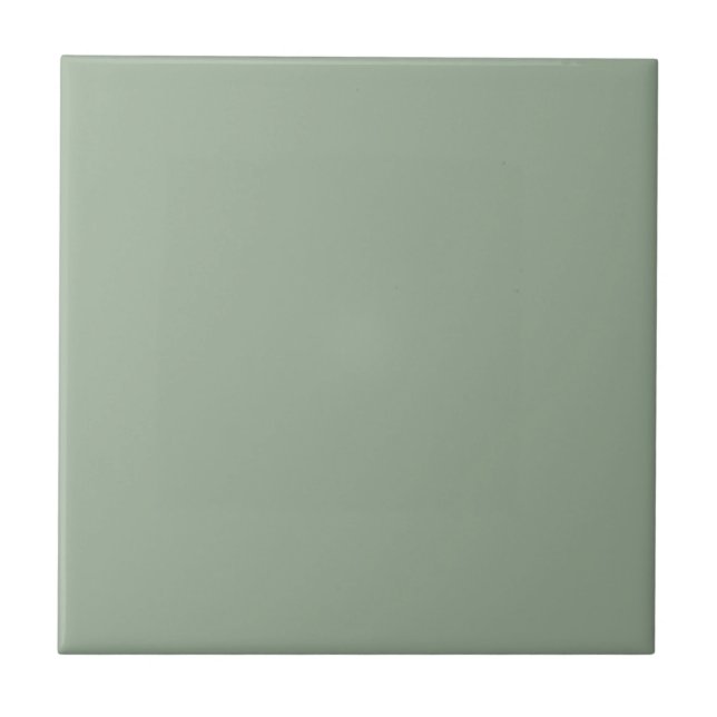 Trend Colour Soft Sage Ceramic Tile (Front)