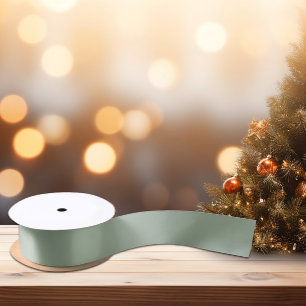 Trend Colour Soft Sage Satin Ribbon