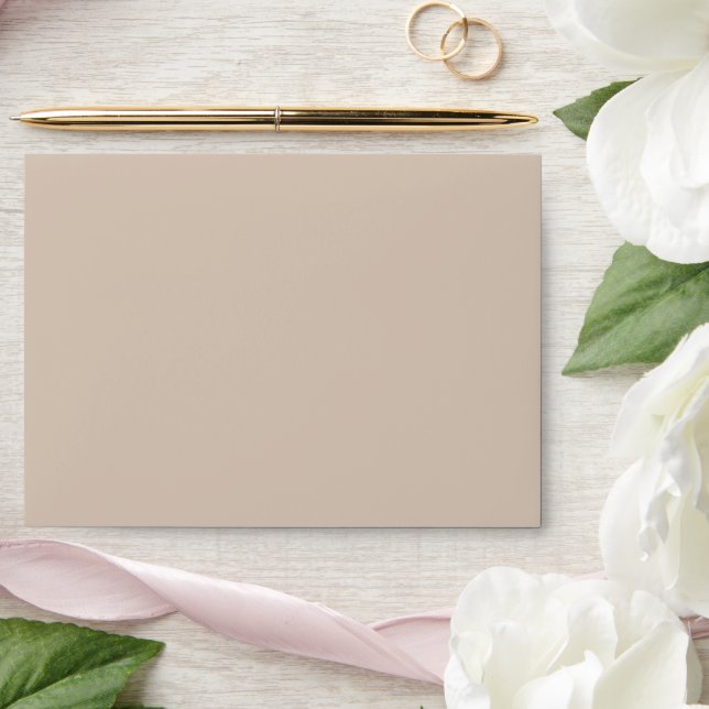 Trend Colour - Soft Taupe Envelope (Wedding)