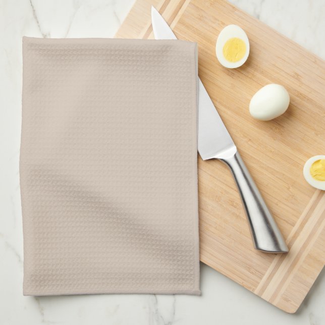 Trend Colour Soft Taupe Kitchen Towel (Quarter Fold)