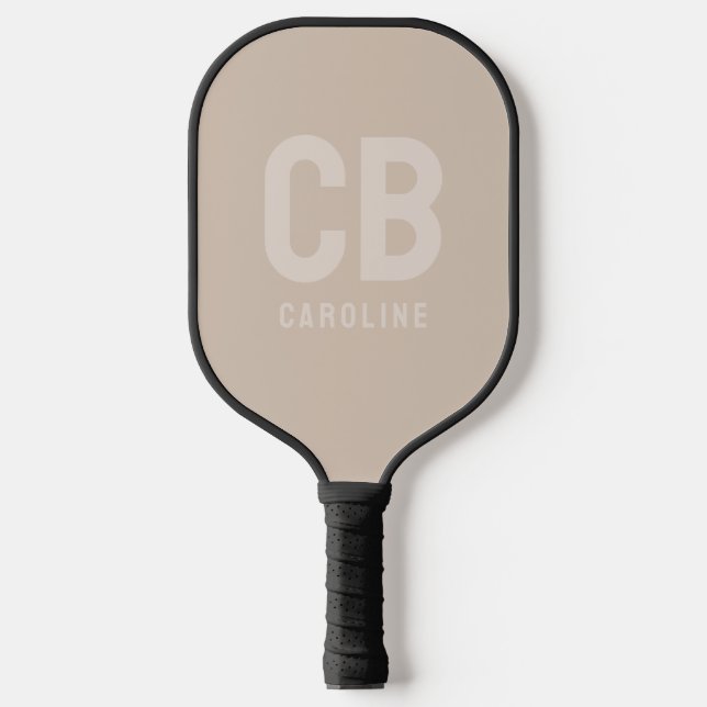 Trend Colour Soft Taupe Pickleball Paddle (Front)