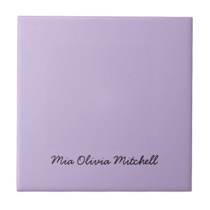 Trend Colour - Soft Violet Ceramic Tile