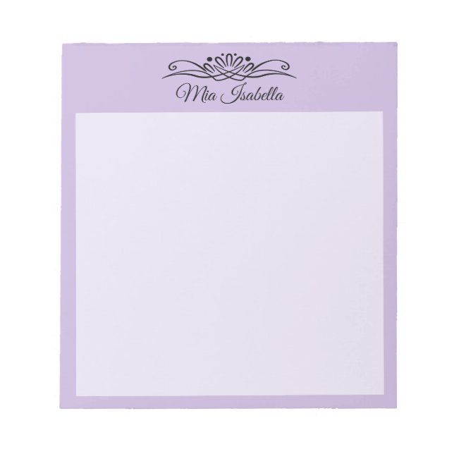 Trend Colour Soft Violet Classic Notepad (Front)