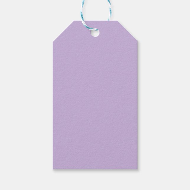 Trend Colour - Soft Violet Gift Tags (Front)