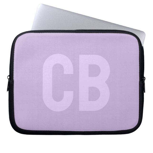 Trend Colour Soft Violet Laptop Sleeve (Front)