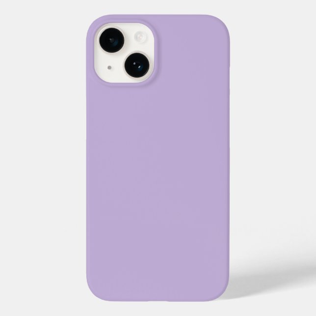 Trend Colour Soft Violet Minimalist Case-Mate iPhone Case (Back)