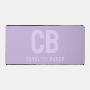 Trend Colour Soft Violet Name Desk Mat