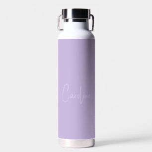 Trend Colour Soft Violet Name Water Bottle