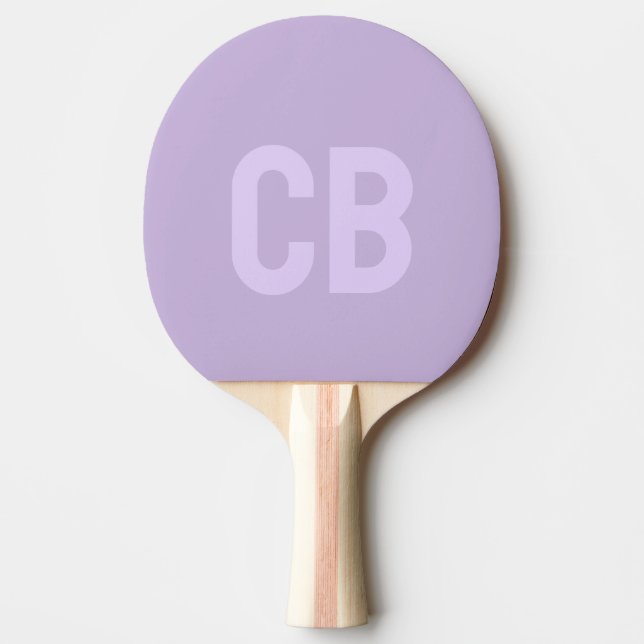 Trend Colour Soft Violet Ping Pong Paddle (Front)