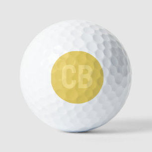 Trend Colour Soft Yellow Golf Balls