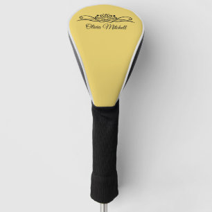 Trend Colour Soft Yellow Golf Head Cover
