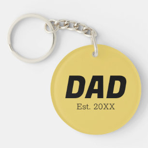 Trend Colour - Soft Yellow Keychain