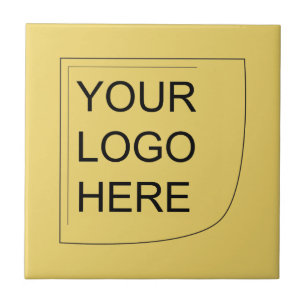 Trend Colour Soft Yellow - Logo Ceramic Tile