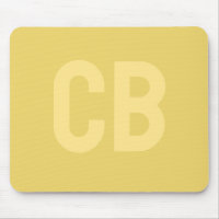 Trend Colour Soft Yellow Mousepad